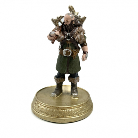 FIGURINE - The Hobbit: Figurina Dwalin (Piticul din comitat) – Numărul 11 scara 1/25
