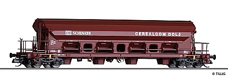 Vagoane - Vagon cereale, CEREALCOM Dolj, Tillig 15361, scara TT (1:120)