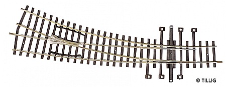 Sine, macazuri, accesorii - Macaz curbat spre dreapta, Tillig 82361, H0