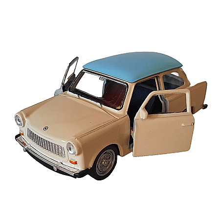 Masini de strada - Trabant 601 crem, macheta auto 1/34-1/39 Welly