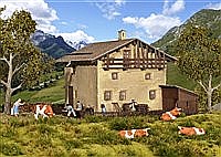 Machete Cladiri si Accesorii - Kit cabana de munte Sils in Grevasalvas H0 38812 Kibri