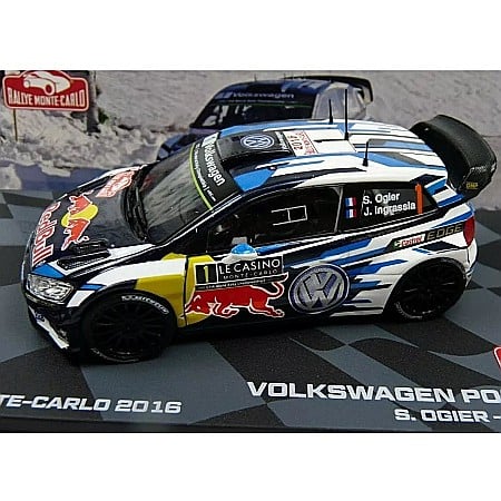Raliu - Macheta Volkswagen Polo R WRC #1 Rally Monte Carlo 2016, scara 1:43 Eaglemoss