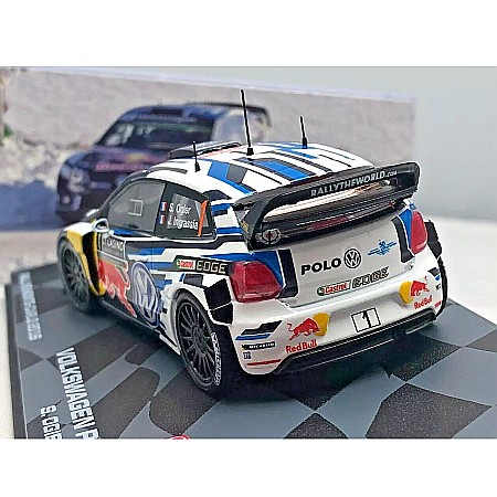 Macheta Volkswagen Polo R WRC #1 Rally Monte Carlo 2016, scara 1:43 Eaglemoss [4]