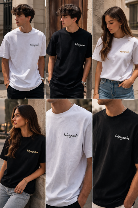 Tricou Personalizat Holy Signature – Broderie Custom Premium [2]