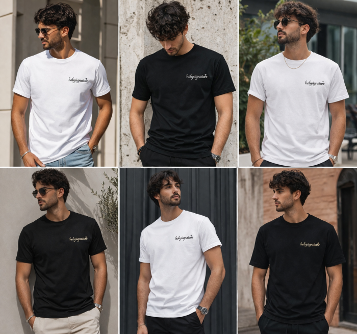 Tricou Personalizat Holy Signature – Broderie Custom Premium [3]