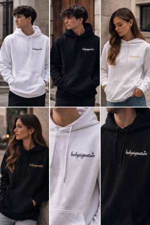 Personalizare - Hanorac Personalizat Holy Signature – Broderie Custom Premium