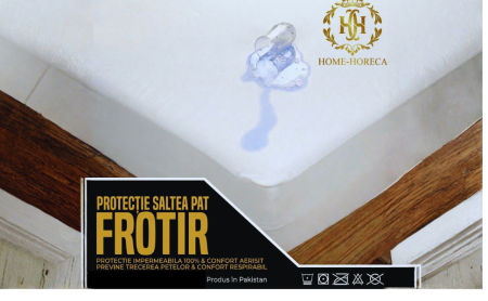 Protecție de pat impermeabilă 210 GSM 90x200 cm. [1]