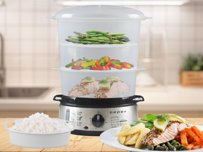 Aparat de gatit cu aburi Beper BC.250 [8]