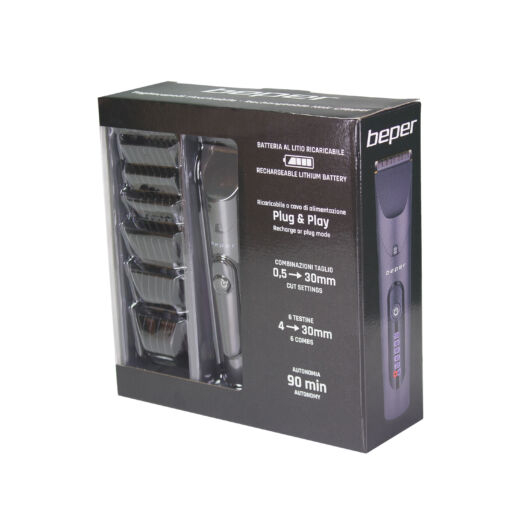 Aparat de tuns parul si barba reincarcabil Beper 40.743 [10]