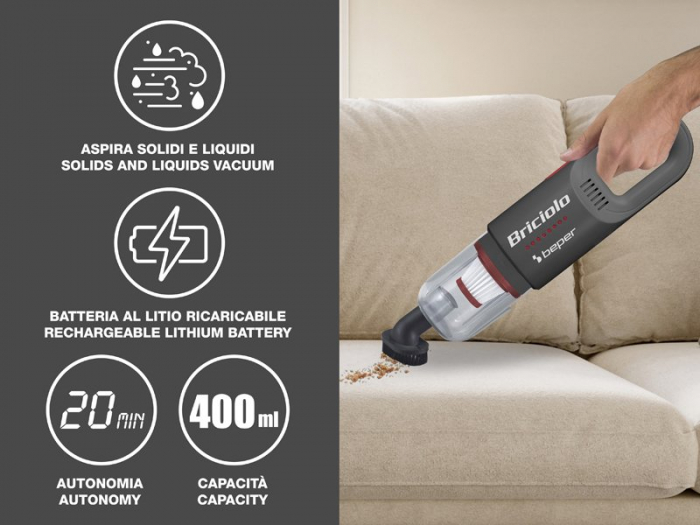 Aspirator de mana reincarcabil Beper P202ASP401 [2]