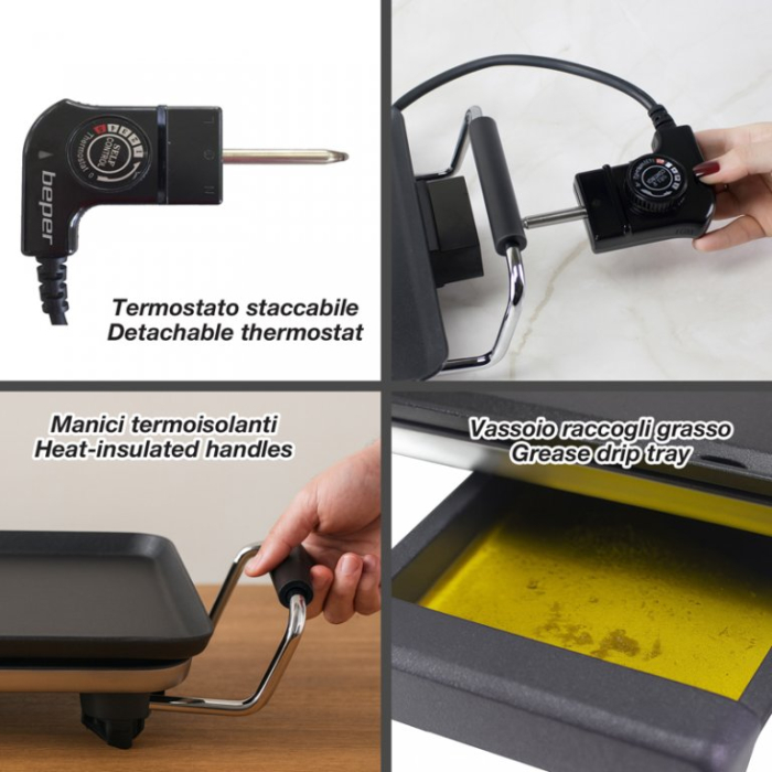 Beper P101BBQ070 Teppanyaki Grill XL [3]