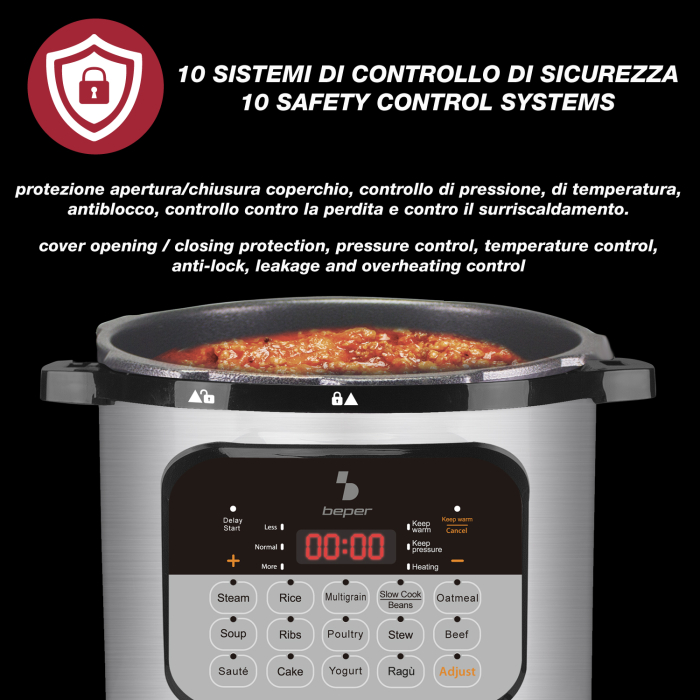 Beper P101COS002 Multicooker cu gatire sub presiune [5]