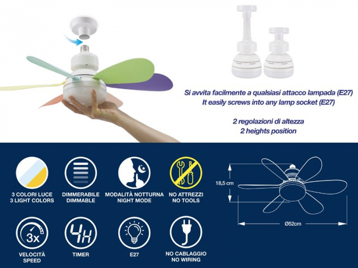 Ventilator de tavan Beper P206VEN610 [5]