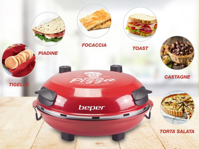 Cuptor electric pentru preparat pizza Beper P101CUD300 [10]