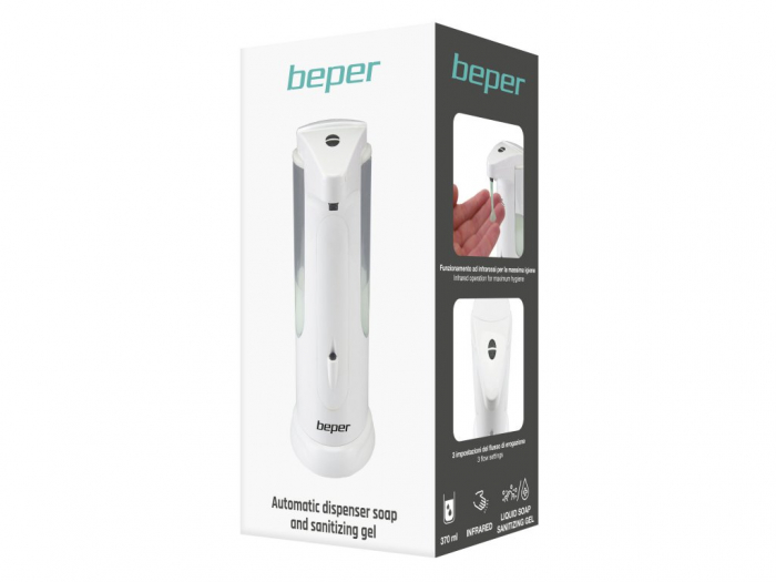 Dispenser sapun lichid si gel dezifectant cu senzor Beper P201UTP004 [9]