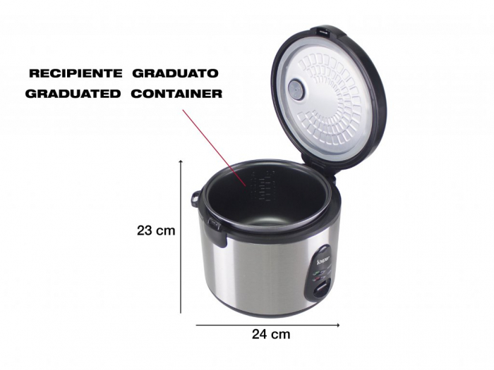 Fierbator orez si Aparat de gatit cu aburi Beper P101VAP002 [3]