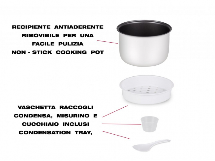 Fierbator orez si Aparat de gatit cu aburi Beper P101VAP002 [4]