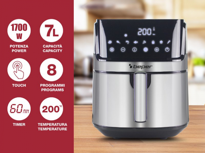 Friteuza cu aer cald 7L Beper P101FRI070 [2]