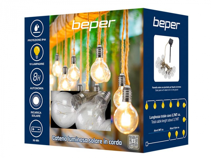 Ghirlanda solara decorativa pe franghie Beper P207ILO500 [6]