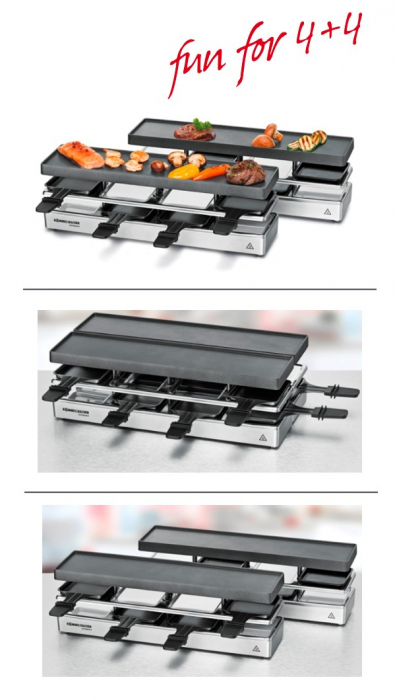 Raclette pentru 4 sau 8 persoane Rommelsbacher RC1600 [6]