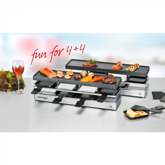 Raclette pentru 4 sau 8 persoane Rommelsbacher RC1600 [2]