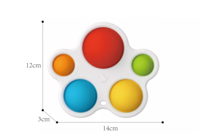 Jucarie din silicon pentru dezvoltare Hunager HE0147 [3]