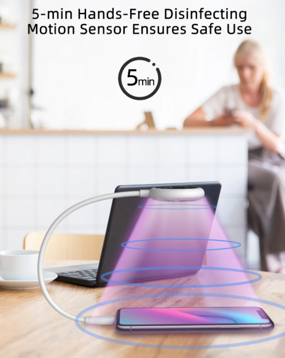 Lampa de sterilizare pentru telefon, Android, 59S MiniSun2/A [7]