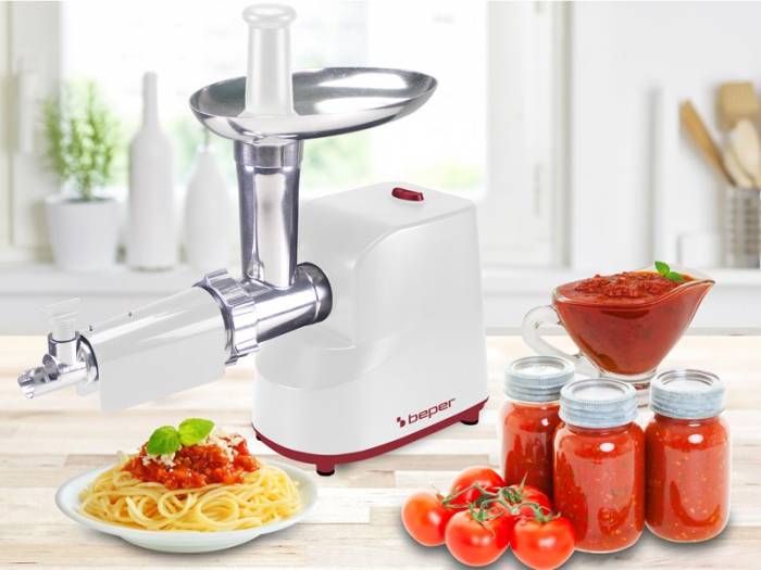 Masina de tocat carne si rosii 2 in 1 Beper P102ROB200 [10]