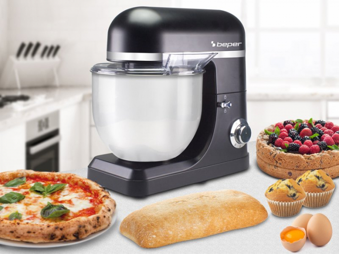 Mixer planetar cu bol de 7L Beper P102SBA550 [9]