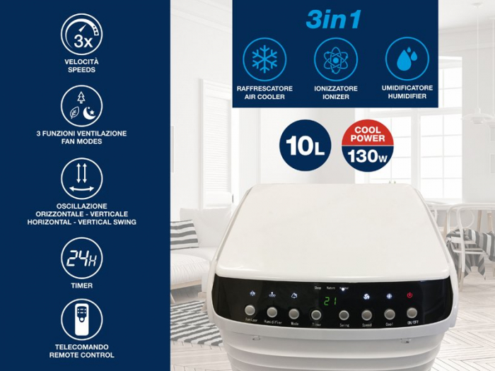 Racitor de aer cu sistem de ionizare si umidificare Beper VE.550 [19]