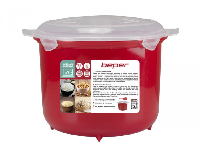 Recipient pentru fierberea orezului 2,6 L Beper C106CAS001 [15]