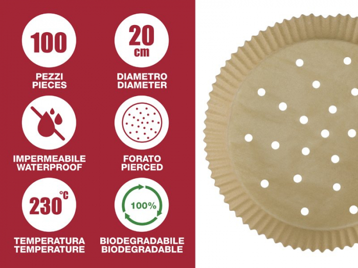 Set 100 forme din hartie Air Fryer Beper C103ACC001 [2]