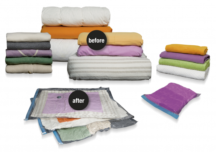 Set 2 pungi reutilizabile pentru economisirea spatiului Macom 808 [2]