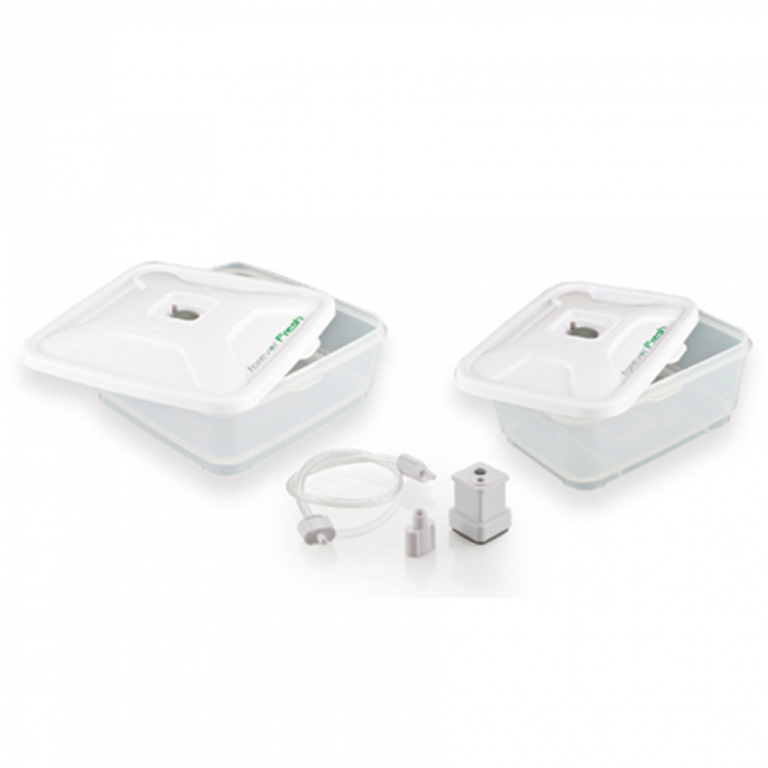 Set 2 recipiente cu capac pentru vidat Macom 705 [2]