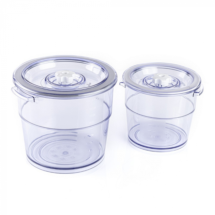 Set recipiente pentru vidat si depozitare rotunde 'Executive' cu capac Rommelsbacher VCR600 [1]