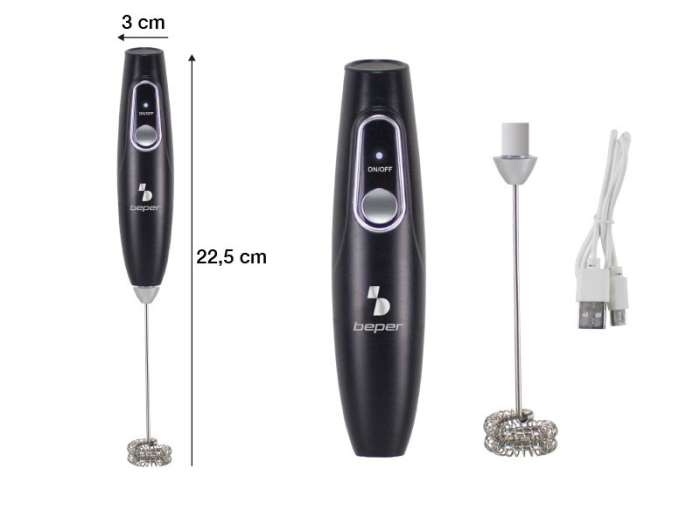Spumator de lapte reincarcabil Beper P102SBA009 [3]