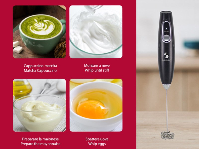 Spumator de lapte reincarcabil Beper P102SBA009 [4]