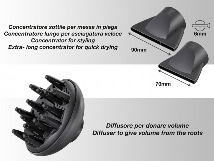 Uscator de par cu functie ionica Beper 40.406 [14]