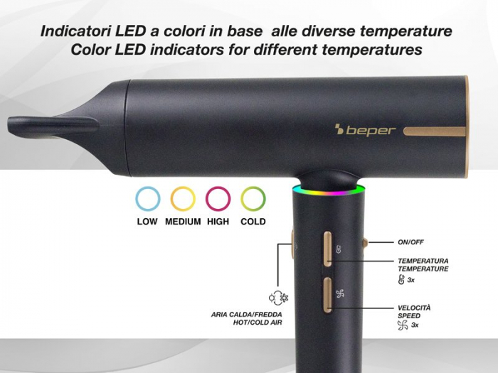 Uscator de par cu motor fara perie Beper P301ASC010 [4]