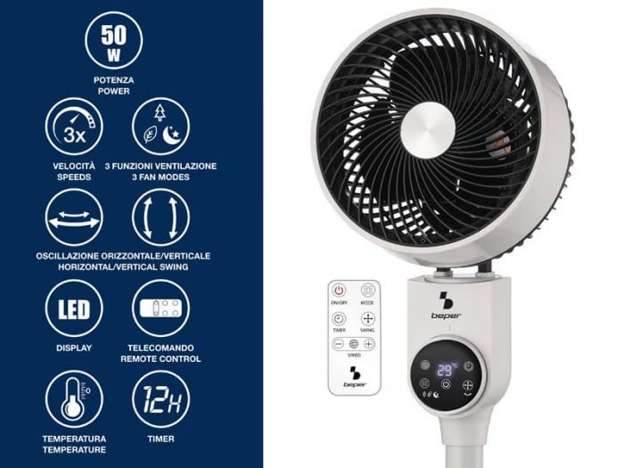 Ventilator de podea multidirectional Beper P206VEN161 [2]