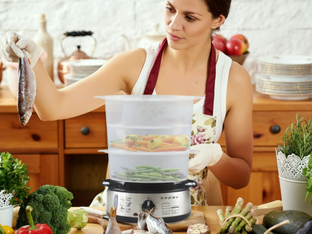 Aparat de gatit cu aburi Beper BC.250 [2]