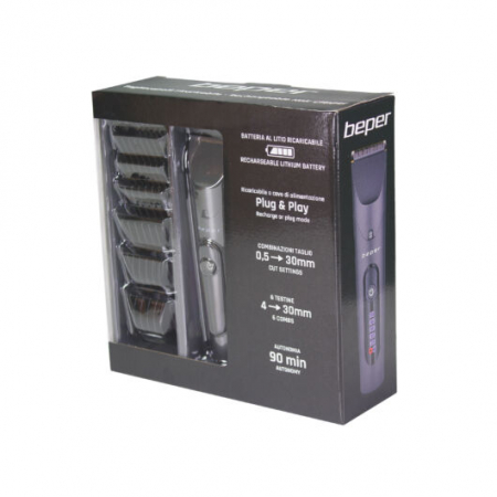 Aparat de tuns parul si barba reincarcabil Beper 40.743 [9]