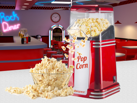 Aparat pentru preparat popcorn fara ulei Beper 90.590Y [9]