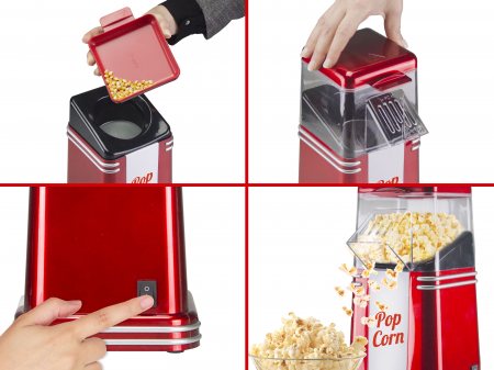 Aparat pentru preparat popcorn fara ulei Beper 90.590Y [8]