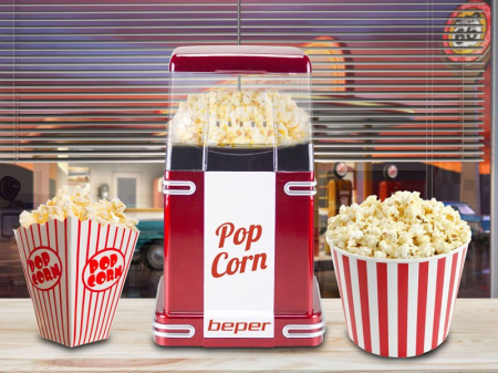 Aparat pentru preparat popcorn fara ulei Beper 90.590Y [15]