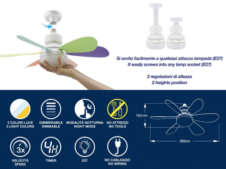 Ventilator de tavan Beper P206VEN610 [4]