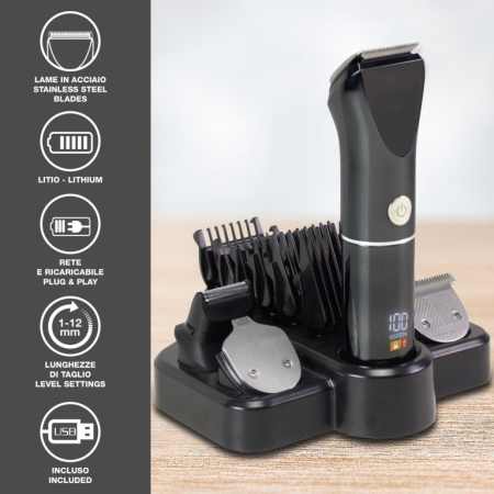 Beper P304CAP050 Aparat de tuns barba si parul TrimX 12 [1]