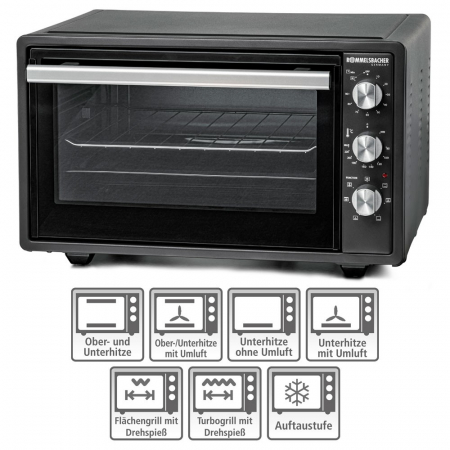 Cuptor electric cu functie grill 37L Rommelsbacher BG1620 [2]