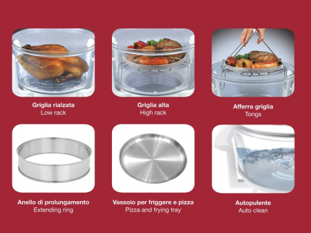 Cuptor multifunctional Hot Air fryer cu convectie Beper BF.640 [15]