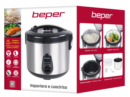 Fierbator orez si Aparat de gatit cu aburi Beper P101VAP002 [7]